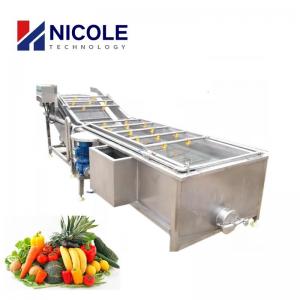 Bubble Fruit Vegetable Cleaning Machine Multifunctional Washer Type Customized