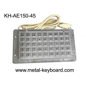 Anti - vanda Keyboard with 45 Keys , Industrial Metal Keyboard