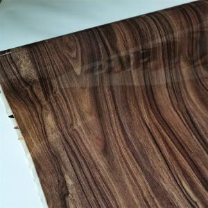 China High Flexibility Wood Grain PVC Film 1400mm Width OEM ODM Available supplier