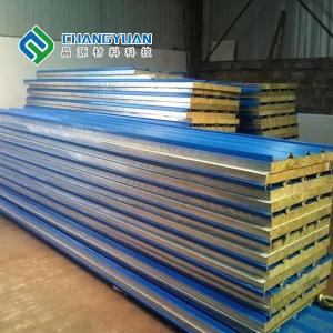 China 50mm-200mm Sandwich Sheet For Roofing PVC/SMP/PVF surface supplier