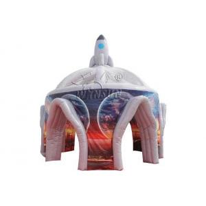 China Inflatable Spider Tent Outer Space Rocket Themed For Hiring / Advertising supplier