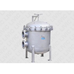 China High Flow Rate Single Bag Filter ，Multi Stainless Steel Bag Filter  For Electronics supplier