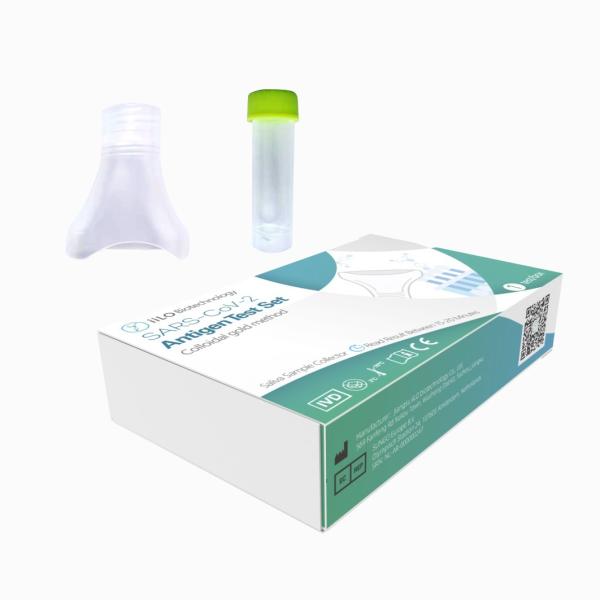 Fast Reaction iiLO Antigen Rapid Self Test SARS-CoV-2 Saliva Sample Collector 1 Test/Box