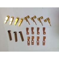 China Customized Metal Stamping Brass , Punching Metal Stamping Dies Copper Contact Parts on sale