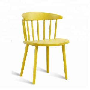 China Practical Plastic Outdoor Dining Chairs , Colorful Plastic Office Chair supplier