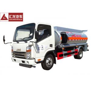 China JAC Fuel Oil Truck  6000l Container Capacity 280hp Motor Power Seamless Tank supplier