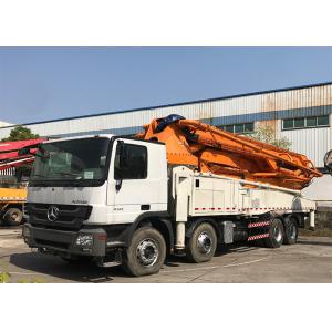 49 Meter ACTROS 4141 Used Concrete Pump Truck For Transportation