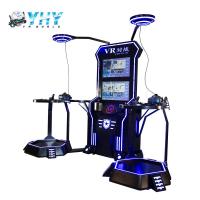 China Two Battle Platform Full Motion 9D VR Simulator Space Standing Room Game Flight Simulator on sale