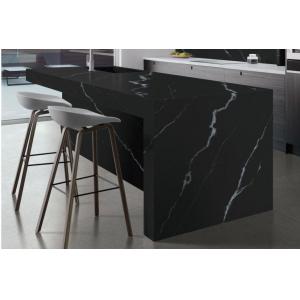 Scratch Resistance AAA Sintered Stone Slabs 800x2600x12mm Matte Phantom Black Large Table Top