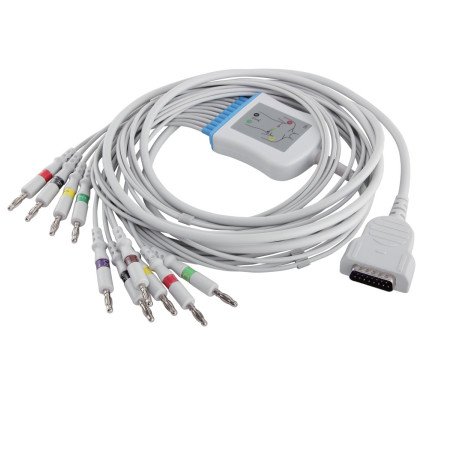 China GE Marqutte EKGのケーブルおよびリード線IEC 4.0BananaのコネクターMAC500 MAC600 2104727-001 supplier