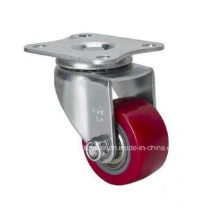 Edl Mini 1.5 inch 40kg Plate Swivel TPU Caster 26115-86 for Smooth and Quiet Movement
