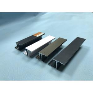 China 30.5mm Aluminium Casement Window Profiles Powder Coated Bronze White Charcoal Black And Natural Anodizing supplier