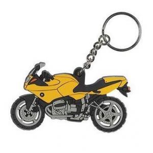 3D Motorcycle Rubber Key Chain Custom Logo For Promotion Gift