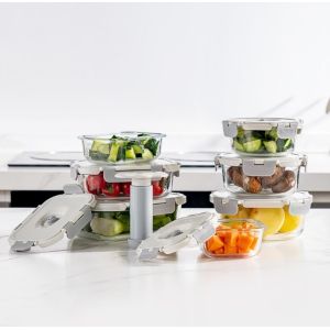 China 耐久性のあるスタッカブル真空ガラス容器 -40℃～560℃ wholesale