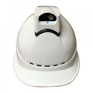 China 4G LTE Live Viewing Android7.0 MTK6739 Hard Hat Camera 250lumen supplier