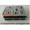 Disposable Plastic Blister Food Tray,Wholesale customized black disposable