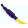 China 12 core type B MTP female - LC SM 9 / 125 Fanout 2.0mm tail with LC SM connector , Harness cable structure , Usconec MTP wholesale