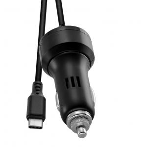 China 12-24V USB Data Charging Cable Ns 5v /3a High Current Tape C Switch Car Charger supplier