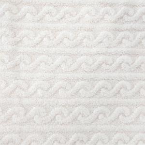 White Blanket Plush Shu Velveteen Fabric 270 GSM Soft Sherpa For Winter Pajamas