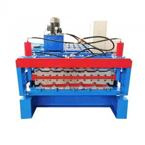 China Automatic Corrugation Roofing Sheet Making Machine 0.3-0.8mm Glazed Color steel roof tile making machine supplier
