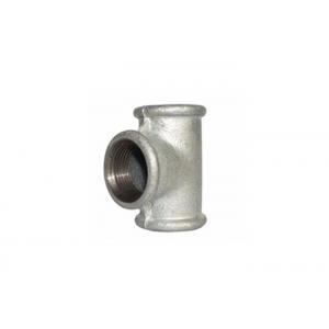 China Anti Rust Black Malleable Iron Tee 90 Degree 32mm Waste Pipe Fittings Fire Resistant supplier