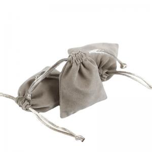 Odorless Mini Velvet String Bag Reusable Leakproof Lightweight