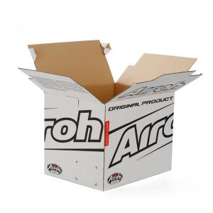 China Custom Folding Corrugated Cardboard Box , Corrugated Cardboard Shipping Boxes supplier