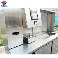China 1.8 Meters Long Custom Made Automatic Bubble Tea Preparing Refrigerate Working Counter Milktea Bar Bubble Tea Machine on sale