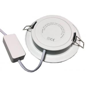 Meeting Room Led Slim Round Panel Downlight Beam Angle 100 Degrees Driver Outside