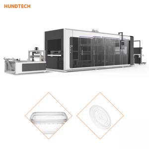 China 120KW HIPS Cup Lid Forming Machine Noodle Bowl Plastic Lid Making Machine supplier