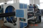 Hollowness Spiral HDPE Pipe Extrusion Line , Spiral HDPE Pipe Extruder Machine