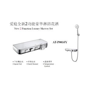 China AT-P003JY shower systems with platform 2 function Shower faucets with hand shower washing faucet with hook on body wholesale