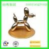 China Hotel mall deco metal effect robert dog statue as decoration in park or hall center wholesale