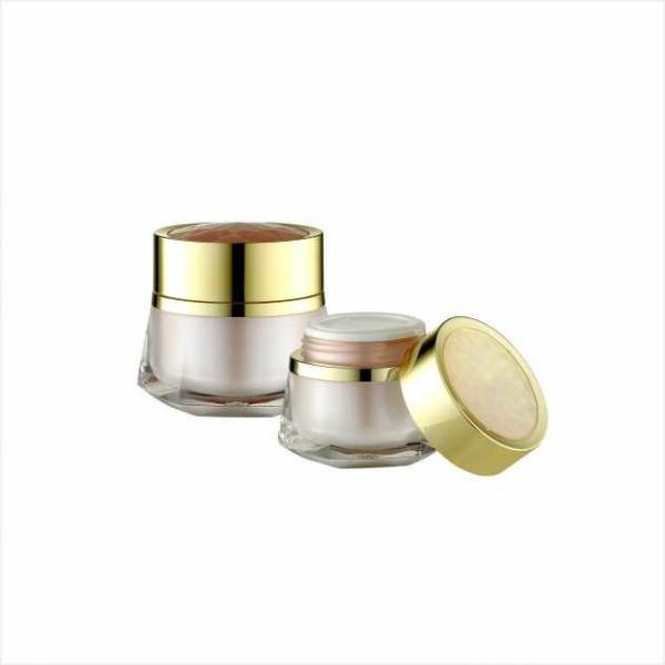 30g 50gLuxury Acrylic Brand Packaging Plastic Empty Face Body Cream Jar With Lid