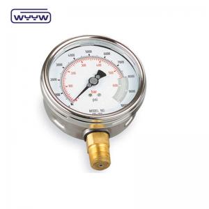 Liquid Pressure gauge Qingdao export 0-350 bar manometers