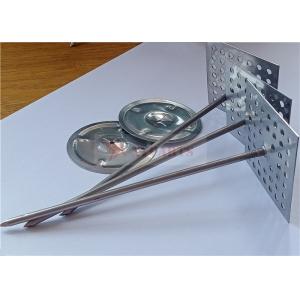 Stainless Steel Perforated Insulation Pins Used To Fix Fiberglass Or Mineral Wool Board