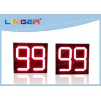 China 20 Inch Red Color LED Countdown Timer For Basketball Scoreboard Easy Install on sale
