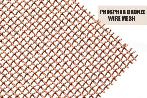 ISO Phosphor Bronze Metal Woven Wire Mesh 1x30m