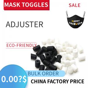 China Blue Color Toggle Cord Locks For Production Face Masks supplier
