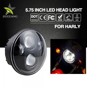 China High Low Beam Led Motorcycle Headlight Die Casting Aluminum Housing Material supplier
