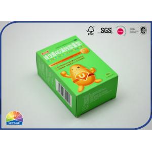 China Convenience Packaging Folding Carton Box With 350gsm Duplex Board Grey Back supplier