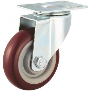PVC Wheelchair Material Trolley Wheel All Size Caster Wheel 32mm Thickness with Brake