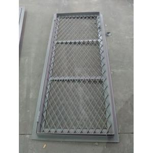 China Double Opening Square Angle Marine Wire Mesh Door 8 mm Thickness supplier