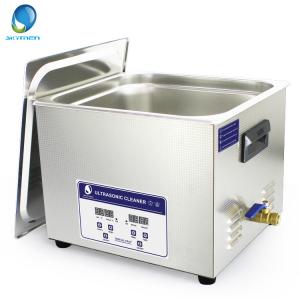 China 15L Digital Bench Top Ultrasonic Cleaner With Heating FunctionAnd Time Control supplier