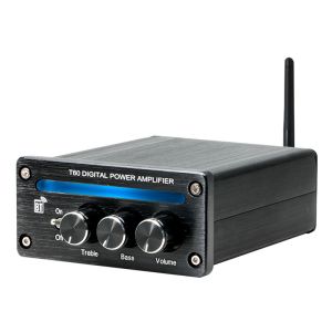 China 2.0 Channel 2*100W BT 5.0 RGB Light Adjustable Treble Bass High-Power Linear Amplifier New Digital Stereo Home Mini Hifi on sale