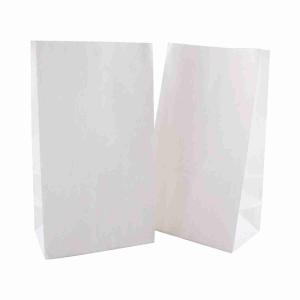 Plain White Waxpaper Kraft Paper Bread Bags Biodegradable 250g