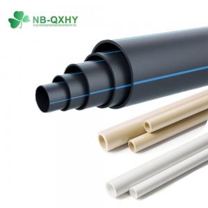 China Round Head Code DIN ASTM GB Plastic Tube Water UPVC CPVC Sch40 Sch80 PPR PVC HDPE Pipe supplier