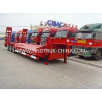 China low bed trailer 3 axles BPW brand   12.00R20 tyres  ABS  Optional JOST support leg on sale
