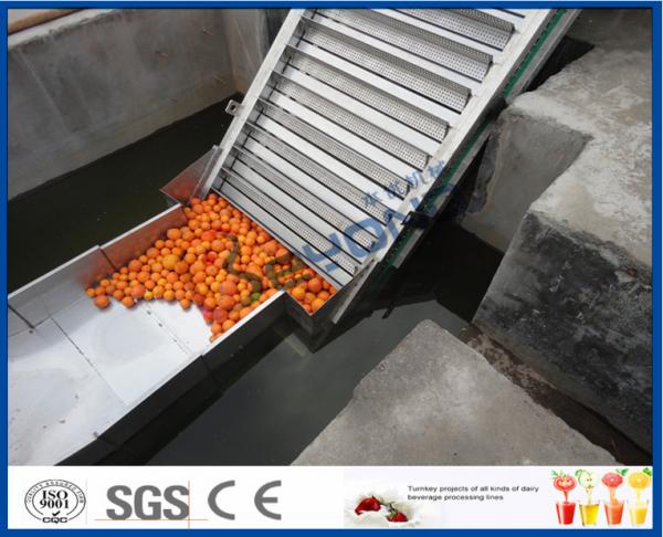 Fruit Juice Processing Equipment Orange Processing Line 5000kg / Hour ISO9001 CE