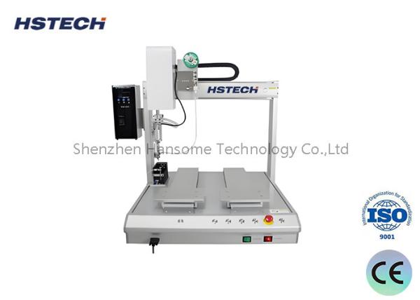 Double Working Station Automated Soldering Machine with ±0.02mm Repeat Accuracy